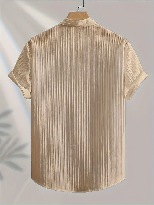 Men's Retro Summer Shirt – Lightweight, Casual & Stylish
